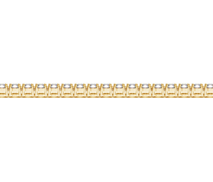 Lab Grown Round Diamond Tennis Bracelet in 14k Yellow Gold (6 cctw F/G  VS2/SI1)